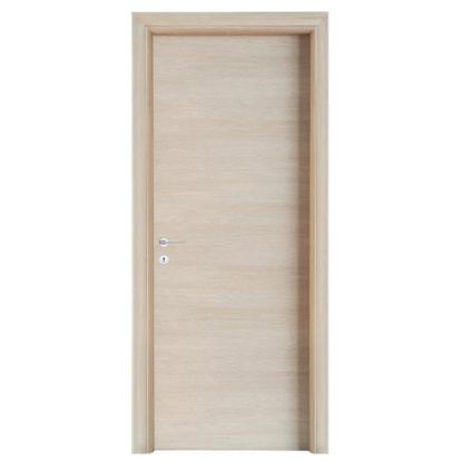 Immagine di PORTA MICROTEC ROVERE SBIANCATO BATTENTE MISURA 210X60X10/12 CM REVERSIBILE (SENZA MANIGLIA)