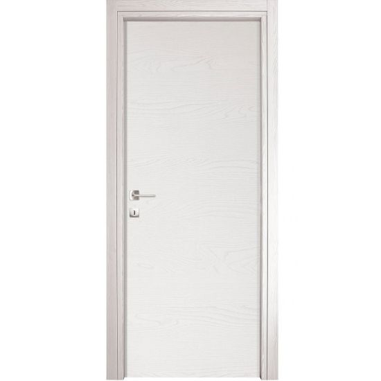 Immagine di PORTA MICROTEC FRASSINO BIANCO BATTENTE MISURA 90x210x10/12 CM REVERSIBILE (SENZA MANIGLIA)