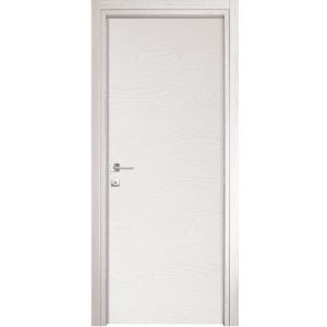 Immagine di PORTA MICROTEC FRASSINO BIANCO BATTENTE MISURA 80x210x10/12 CM REVERSIBILE (SENZA MANIGLIA)