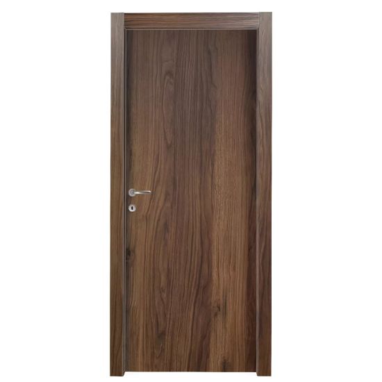 Immagine di PORTA MICROTEC NOCE QUERCIA BATTENTE MISURA 60x210x10/12 CM REVERSIBILE (SENZA MANIGLIA)