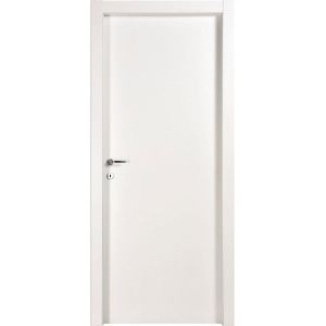 Immagine di PORTA MICROTEC BIANCO BATTENTE MISURA 80x210x10/12 CM REVERSIBILE (SENZA MANIGLIA)