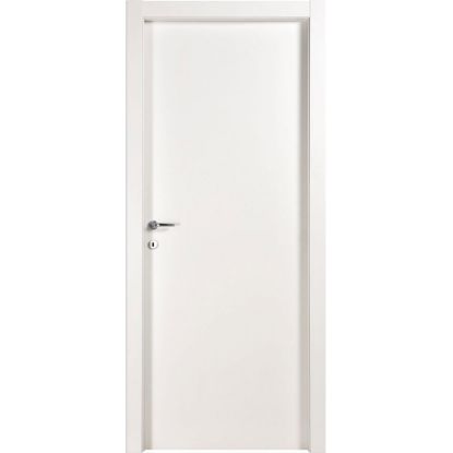 Immagine di PORTA MICROTEC BIANCO BATTENTE MISURA 210X80X10/12 CM REVERSIBILE (SENZA MANIGLIA)