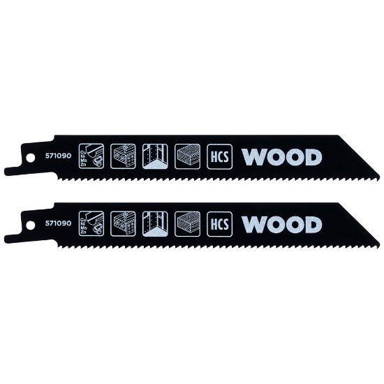 Immagine di LAMA GATTUCCIO MULTIMATERIALI CONFEZIONE DA 2 PZ LUNGHEZZA 152 MM EINHELL