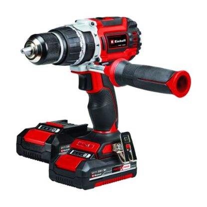 Immagine di TRAPANO AVVITATORE A BATTERIA CON PERCUSSIONE TP-CD 18/60 LI- I BL 2 BATTERIE 18V 2AH CON 39 ACCESSORI EINHELL