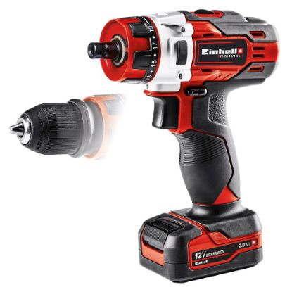 Immagine di TRAPANO AVVITATORE A BATTERIA TE-CD 12/1 X-LI 1 BATTERIA 12V 2AH EINHELL