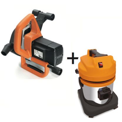 Immagine di SCANALATORE DOPPIO DISCO FB50 2300W CON ASPIRATORE IDR0 400 VIBRO COMER