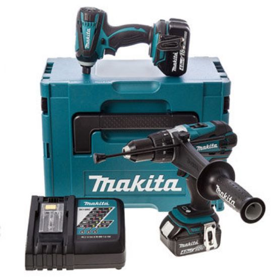 Immagine di KIT TRAPANO AVVITATORE DHP481 E TRAPANO DTD153 LI-ION MAKITA