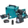 Immagine di TASSELLATORE HR002GM2024 SDS PLUS CON 2 BATTERIE 40V 4AH CON ASPIRATORE DX14 3 FUNZIONI, AWS, 2 MANDRINI MAKITA