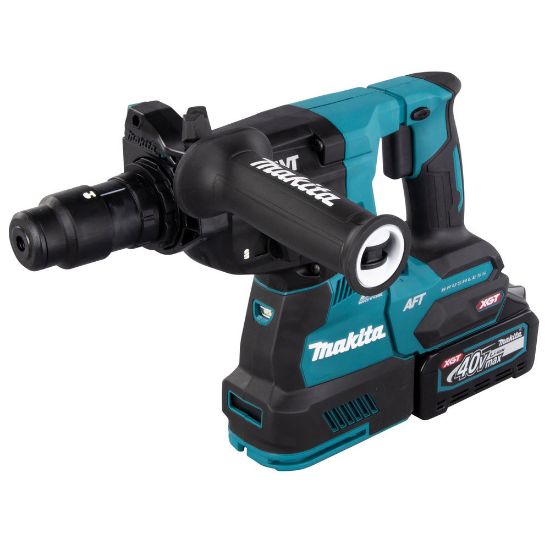 Immagine di TASSELLATORE HR002GM202 SDS PLUS CON 2 BATTERIE 40V 4AH AWS 3FUNZIONI E 2 MANDRINI MAKITA