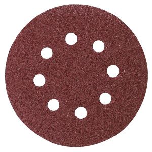 Immagine di DISCO ABRASIVO PER ORBITANTE Ø 125 MM GRANA 180 CONFEZIONE 10 PZ MAKITA