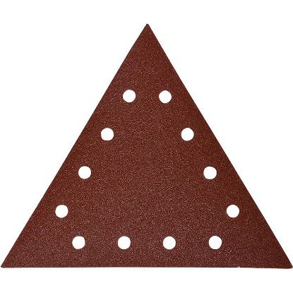 Immagine di CARTA ABRASIVA TRIANGOLARE GRANA 60 CONFEZIONE 25 PZ PER MACCHINE FLEX