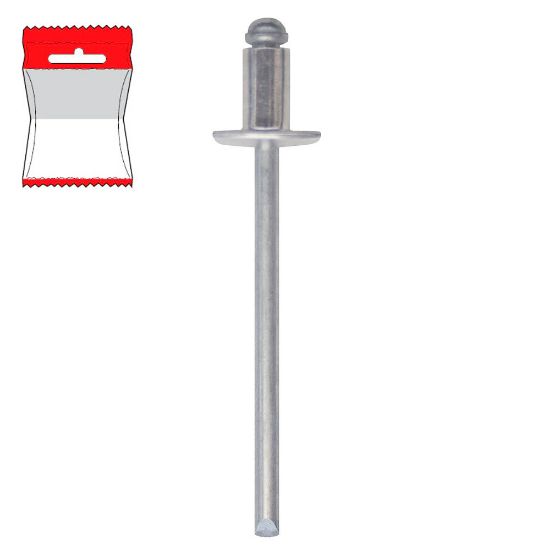 Immagine di RIVETTI ALLUMINIO 4,8x14 MM CONFEZIONE 100 PZ