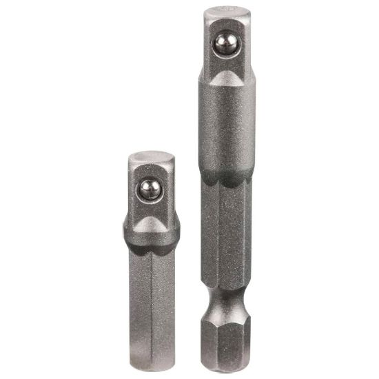 Immagine di PORTABUSSOLE ATTACCO 1/4" M BLISTER DA 2 PZ PER CHIAVI A BUSSOLA EINHELL