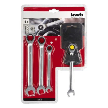 Immagine di CHIAVI COMBINATE CRICCHETTO SET DA 4 PZ EINHELL