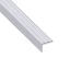 Immagine di PROFILO PROTEZIONE AUTOADESIVO 25 MM x 8 MM ALLUMINIO ARGENTO 1 MT