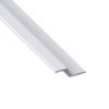 Immagine di PROFILO PER MANIGLIE 40 MM X 13 MM X 18 MM SPESSORE 2 MM ALLUMINIO ARGENTO LUNGHEZZA 1 MT