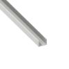 Immagine di PROFILO AD U 10 MM X21 MM SPESSORE 1 MM PVC BIANCO LUNGHEZZA 2 MT