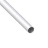 Immagine di TUBO TONDO DIAMETRO 8 MM SPESSORE 1 MM ALLUMINIO ARGENTO LUNGHEZZA 2 MT