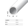 Immagine di TUBO TONDO DIAMETRO 8 MM SPESSORE 1 MM ALLUMINIO ARGENTO LUNGHEZZA 2 MT