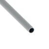 Immagine di TUBO TONDO DIAMETRO 8 MM SPESSORE 1 MM ALLUMINIO INOX SPAZZOLATO LUNGHEZZA 1 MT