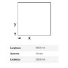Immagine di LAMIERA ALLUMINIO NATURALE LISCIA SPESSORE 1,5 MM x 250 MM x 500 MM