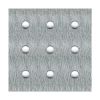 Immagine di LAMIERA ALLUMINIO NATURALE CON PERFORAZIONE TONDA SPESSORE 1,5 MM x 250 MM x 500 MM