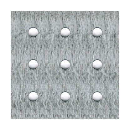 Immagine di LAMIERA ALLUMINIO NATURALE CON PERFORAZIONE TONDA SPESSORE 1,5 MM X 250 MM X 500 MM