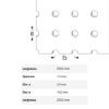 Immagine di LAMIERA ALLUMINIO NATURALE CON PERFORAZIONE TONDA SPESSORE 1,5 MM x 250 MM x 500 MM