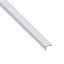 Immagine di PROFILO DI PROTEZIONE 19 MM x 8 MM SPESSORE 1,6 MM ALLUMINIO ARGENTO LUNGHEZZA 2 MT