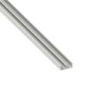 Immagine di PROFILO DOPPIA U 6 MM x 18 MM x 6 MM SPESSORE 1 MM PVC BIANCO LUNGHEZZA 1 MT