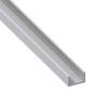 Immagine di PROFILO AD U 10 MM x 11,5 MM SPESSORE 1,5 MM ALLUMINIO ARGENTO LUNGHEZZA 1 MT