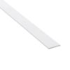 Immagine di BARRA PIATTA 20 MM x 2 MM ALLUMINIO BIANCO LUNGHEZZA 1 MT
