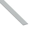 Immagine di BARRA PIATTA 25 MM x 2 MM ALLUMINIO INOX SPAZZOLATO LUNGHEZZA 1 MT