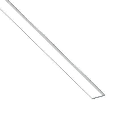 Immagine di BARRA PIATTA15 MM x 2 MM ALLUMINIO BRILLANTE LUNGHEZZA 1 MT