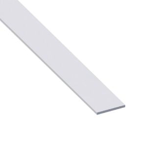 Immagine di BARRA PIATTA 15 MM x 2 MM ALLUMINIO ARGENTO LUNGHEZZA 2 MT