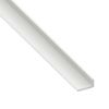 Immagine di ANGOLARE 20 MM x 20 MM SPESSORE 1,5 MM PVC BIANCO LUNGHEZZA 2 MT
