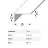 Immagine di ANGOLARE 25 MM x 20 MM SPESSORE 2 MM PVC BIANCO LUNGHEZZA 1 MT