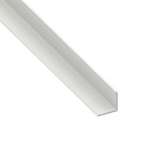 Immagine di ANGOLARE 15 MM x 15 MM SPESSORE 1 MM PVC BIANCO LUNGHEZZA 1 MT
