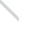 Immagine di ANGOLARE AUTOADESIVO 20 MM x 20 MM SPESSORE 1,5 MM PVC BIANCO LUCIDO LUNGHEZZA 2,5 MT