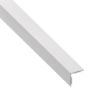 Immagine di ANGOLARE AUTOADESIVO 20 MM x 20 MM SPESSORE 1,5 MM PVC ACCIAIO INOX LUNGHEZZA 2,5 MT