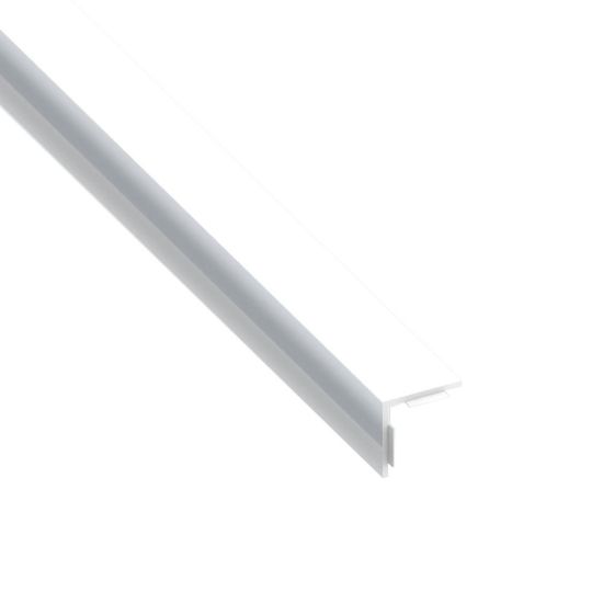 Immagine di ANGOLARE AUTOADESIVO 20 MM x 20 MM SPESSORE 1,5 MM PVC BIANCO LUNGHEZZA 1 MT