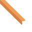 Immagine di ANGOLARE AUTOADESIVO 30 MM x 30 MM SPESSORE 1,1 MM PVC FAGGIO LUNGHEZZA 1 MT