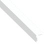Immagine di ANGOLARE AUTOADESIVO 25 MM x 25 MM SPESSORE 1 MM PVC BIANCO LUNGHEZZA 1 MT