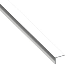 Immagine di ANGOLARE 25 MM x 20 MM SPESSORE 1 MM ALLUMINIO BRILLANTE LUNGHEZZA 1 MT