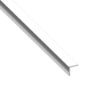 Immagine di ANGOLARE 15 MM X 15 MM SPESSORE 1 MM ALLUMINIO BRILLANTE LUNGHEZZA 1 MT