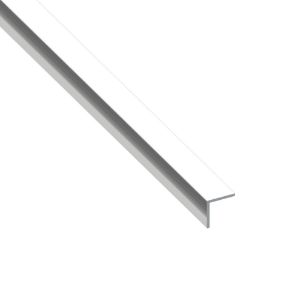 Immagine di ANGOLARE 10 MM X 10 MM SPESSORE 1 MM ALLUMINIO BRILLANTE LUNGHEZZA 1 MT