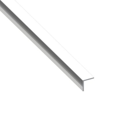 Immagine di ANGOLARE 10 MM x 10 MM SPESSORE 1 MM ALLUMINIO BRILLANTE LUNGHEZZA 1 MT