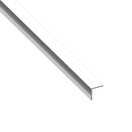 Immagine di ANGOLARE 10 MM x 10 MM SPESSORE 1 MM ALLUMINIO BRILLANTE LUNGHEZZA 1 MT