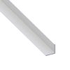 Immagine di ANGOLARE 25 MM x 25 MM SPESSORE 1 MM ALLUMINIO COLORE BIANCO LUNGHEZZA 1 MT