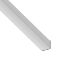 Immagine di ANGOLARE 10 MM x 10 MM SPESSORE 1 MM ALLUMINIO COLORE BIANCO LUNGHEZZA 1 MT